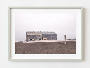 Large abandoned hanger at Whalers Bay Station Antarctica | Photo Art Print fine art photographic print