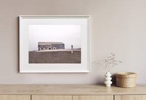 Large abandoned hanger at Whalers Bay Station Antarctica | Photo Art Print fine art photographic print