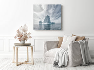 Real photography of Antarctic iceberg, printed and signed by artist