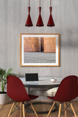 Large rusted oil storage tank detail at Whalers Bay Station Antarctica | Photo Art Print fine art photographic print