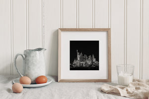 Replica New York skyline buildings Las Vegas night photography