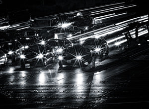 Las Vegas strip cars moving | Photo Art Print fine art photographic print