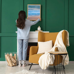 Soft wave patterns along the California shoreline