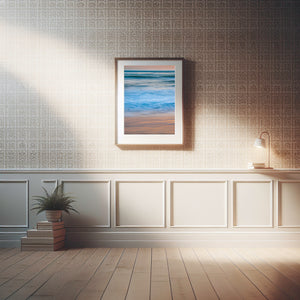 Pastel ocean colours captured at dusk