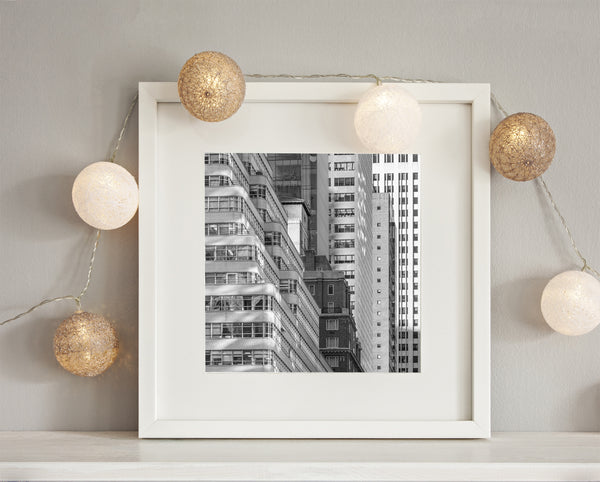 Manhattan architectural textures wall art