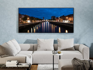 Liffey River Dublin city reflection | Photo Art Print fine art photographic print