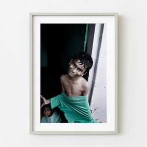 Little Indian Boy Dancing | Photo Art Print fine art photographic print