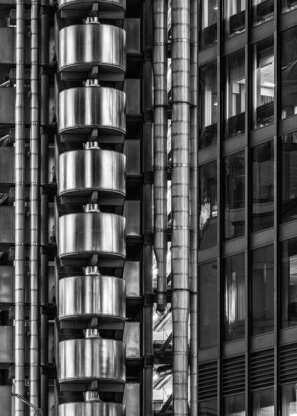 Lloyds london building at night | Photo Art Print