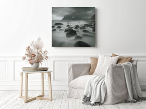 Kostbergan Beach rock formations photo