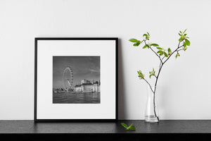 Monochromes Londoner Stadtleben