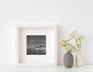 Architektonischer Kontrast der Skyline von London