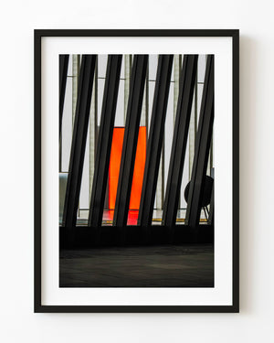 London financial district abstract night architecture