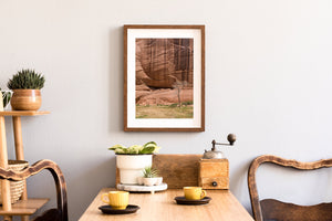 Ancient desert dwelling wall art photo