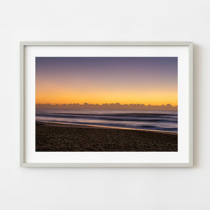 Long Reef Beach Sunrise Warm Coastal Photography Art