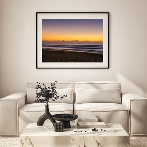 Long Reef Beach Sunrise Warm Coastal Photography Art