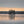Tranquil spring sunset reflection