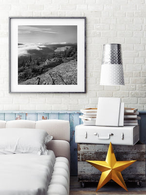 Maine landscape over the clouds | Photo Art Print fine art photographic print