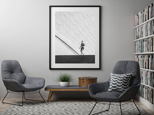 Man Jogging Sydney Opera House | Photo Art Print fine art photographic print