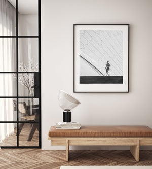 Man Jogging Sydney Opera House | Photo Art Print fine art photographic print