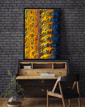 Manhattan Skyscrapers Dance in Abstract Reflections' Embrace | Photo Art Print fine art photographic print