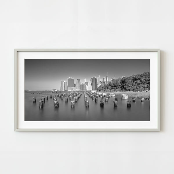 Manhattan View from Brooklyn Bridge Park | Photo Art Print fine art photographic print