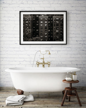 Manhattan Windows Fine Art Black and White | Photo Art Print fine art photographic print