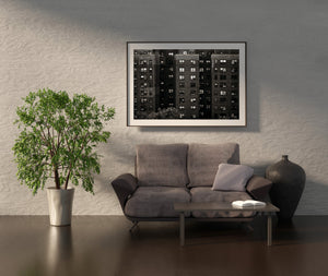 Manhattan Windows Fine Art Black and White | Photo Art Print fine art photographic print