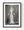 Black and white photograph of a Mary statue behind steamed glass