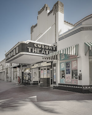 Foto vom Colony Theatre Miami in gedämpften Tönen