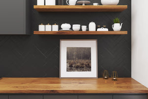 Swamp with autumn grasses artwork