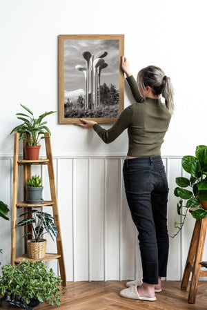 Minimalist fine art photo of public art