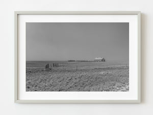 Modern barn along Route 66 Nebraska Ranch | Photo Art Print fine art photographic print