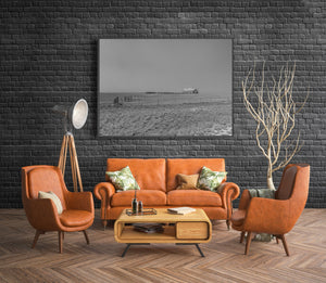 Modern barn along Route 66 Nebraska Ranch | Photo Art Print fine art photographic print