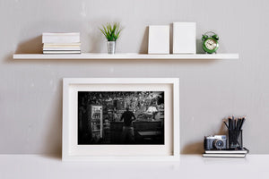 Candid night portrait of Cuba bartender