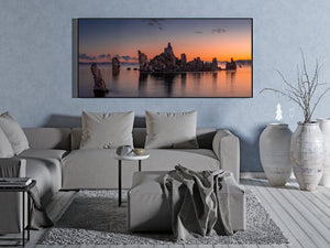 Tranquil fine art photo of Mono Lake at sunrise