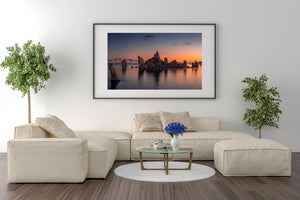 Limestone formations glowing in soft morning light