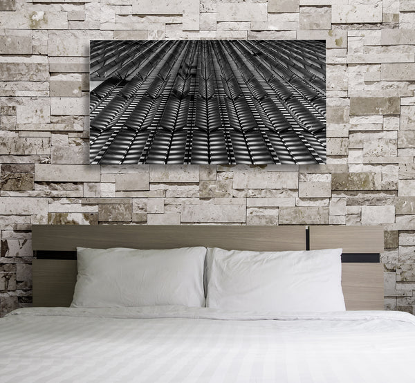 Monochrome Architectural Detail Captures Abstract Beauty | Wall Art