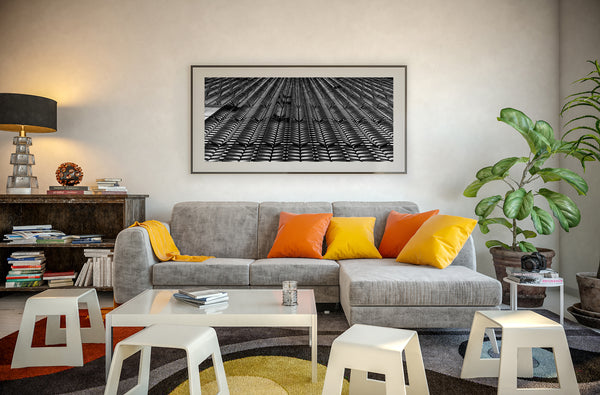 Monochrome Architectural Detail Captures Abstract Beauty | Wall Art