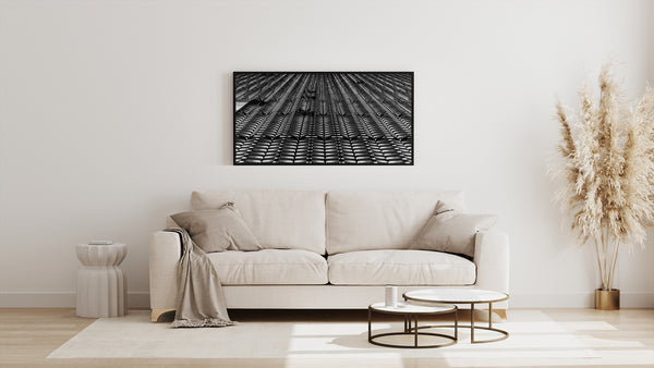 Monochrome Architectural Detail Captures Abstract Beauty | Wall Art