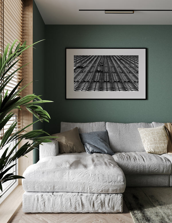 Monochrome Architectural Detail Captures Abstract Beauty | Wall Art