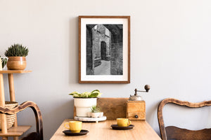 Steingang Mont Saint Michel | Foto Kunstdruck Fine Art Fotodruck