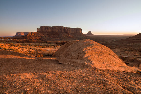 Iconic sandstone formations of Monument Valley