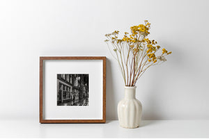 Old Nickel Hotel exterior photographed after rain