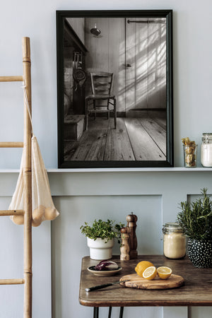 soft sepia toned light across traditional netherlands room