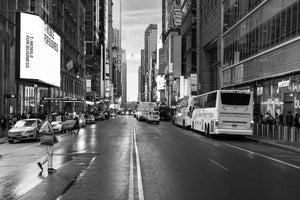 New York 42nd street early evening | Wall Art
