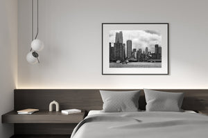 Urban downtown core of New York City