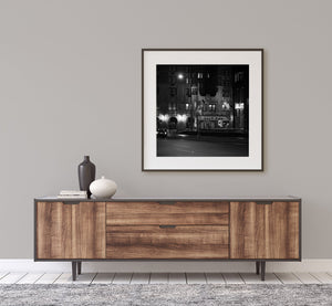 New York hotel at night moody | Photo Art Print fine art photographic print