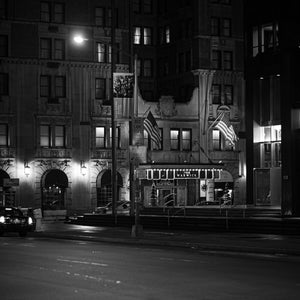 New York hotel at night moody | Photo Art Print fine art photographic print