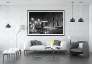 Eerie foggy night in Oslo