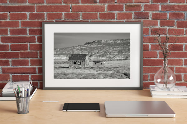 Old Abandoned Homes in the American Southwest Desert | Photo Art Print